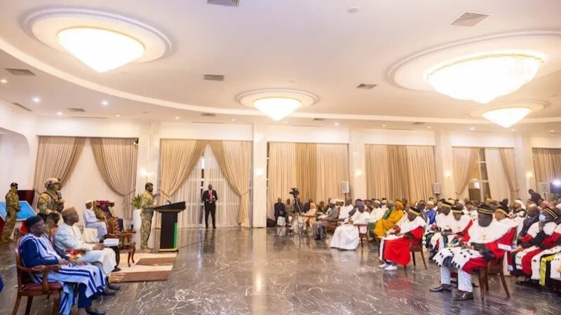 Mali : Le Chef de l’État reçoit les vœux des Institutions et appelle à l’unité pour 2026