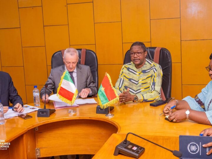 Diplomatie : Le Burkina Faso et l’Italie s’accordent pour une coopération revitalisée et respectueuse de la souveraineté