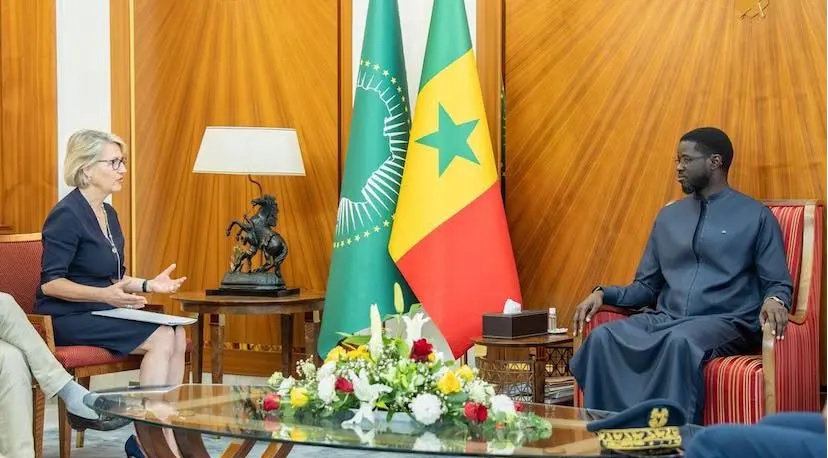 Dakar au cœur du réseau d’Air France : Bassirou Diomaye Faye reçoit la Directrice générale de la compagnie