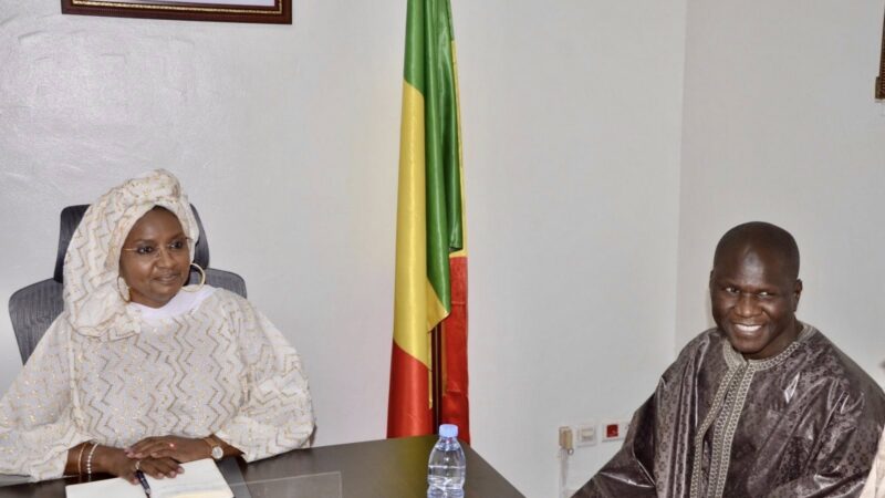 Le nouveau Directeur général d’Orange Mali reçu par Madame la Ministre