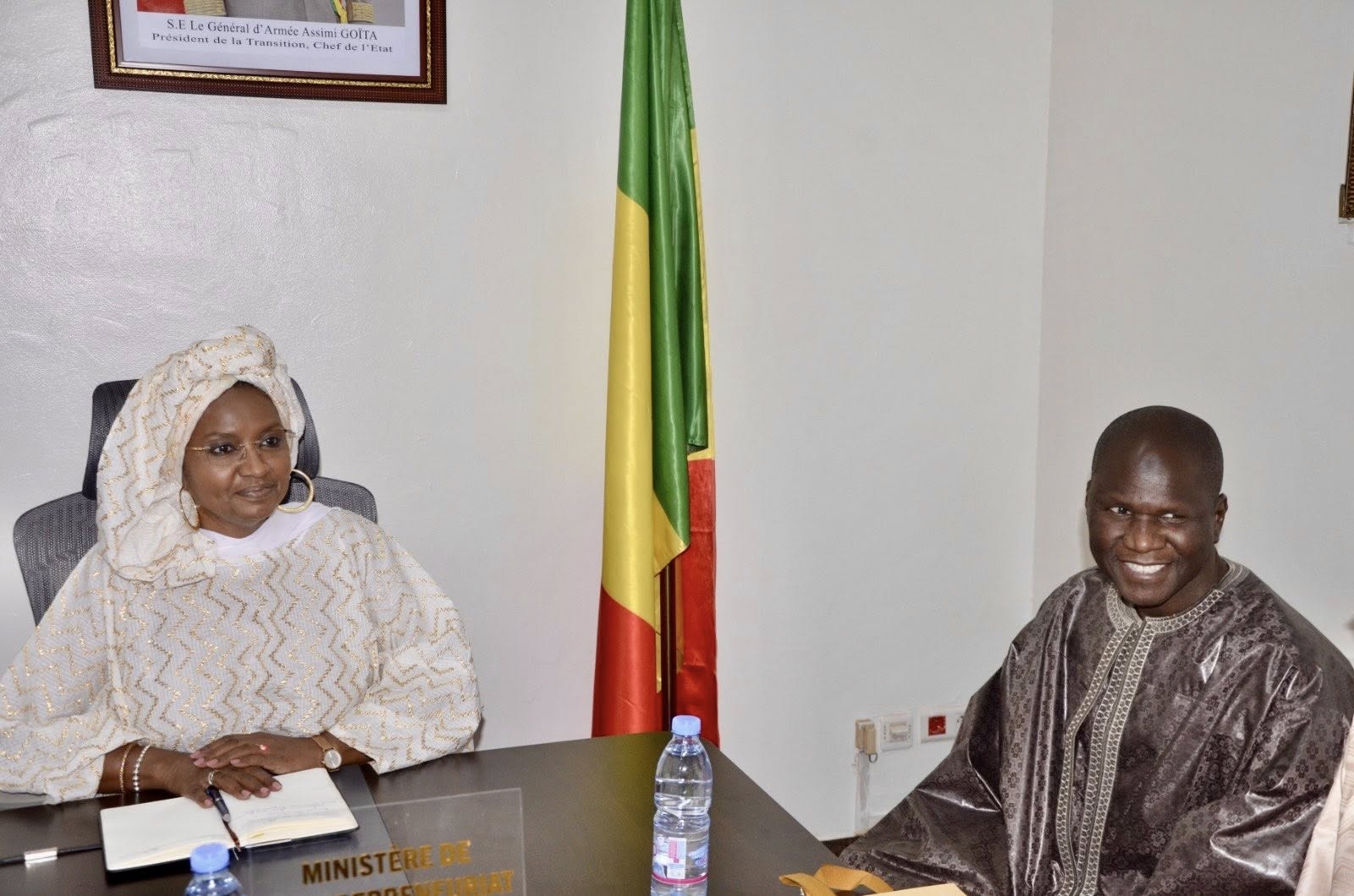 Le nouveau Directeur général d’Orange Mali reçu par Madame la Ministre