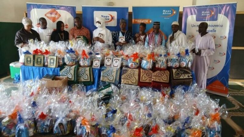 Opération Ramadan chez Moov Africa Malitel : La Mosquée Bagoudani de Moribagou reçoit des Paniers