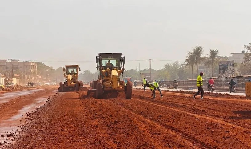 RN27 Bamako–Koulikoro : reprise effective des travaux sur le tronçon urbain
