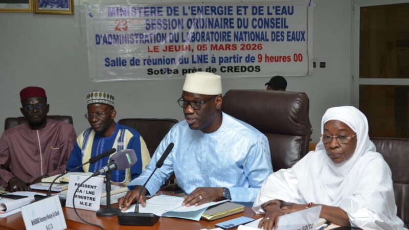 𝐂𝐨𝐧𝐬𝐞𝐢𝐥 𝐝’𝐀𝐝𝐦𝐢𝐧𝐢𝐬𝐭𝐫𝐚𝐭𝐢𝐨𝐧 𝐝𝐮 𝐋𝐚𝐛𝐨𝐫𝐚𝐭𝐨𝐢𝐫𝐞 𝐍𝐚𝐭𝐢𝐨𝐧𝐚𝐥 𝐝𝐞𝐬 𝐄𝐚𝐮𝐱 : 𝐋𝐞 𝐌𝐢𝐧𝐢𝐬𝐭𝐫𝐞 𝐓𝐫𝐚𝐨𝐫𝐞́ 𝐞𝐱𝐡𝐨𝐫𝐭𝐞 𝐚̀ 𝐦𝐚𝐢𝐧𝐭𝐞𝐧𝐢𝐫 𝐥𝐞 𝐜𝐚𝐩 𝐬𝐮𝐫 𝐥&rsquo;𝐞𝐱𝐜𝐞𝐥𝐥𝐞𝐧𝐜𝐞 !