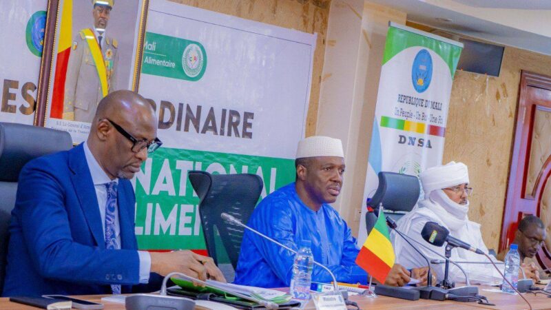Conseil national de sécurité alimentaire : Une assistance d’urgence de près de 20.000 tonnes de céréales annoncée