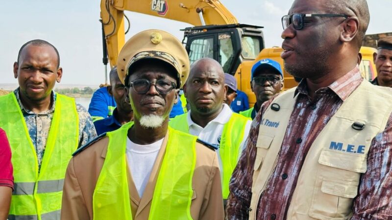 Nouvelle station de pompage de Koulikoro :Le Ministre Traoré instruit la diligence des travaux !