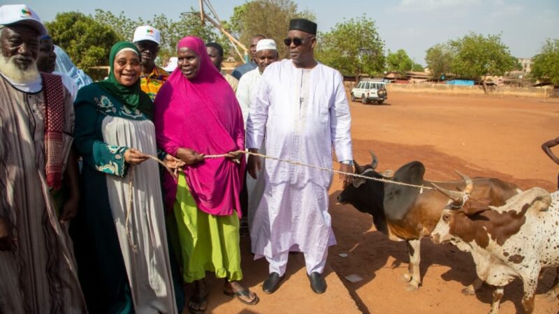 Clôture de Sunkalo Solidarité 2026 : 100 bœufs remis aux déplacés interne à Bamako
