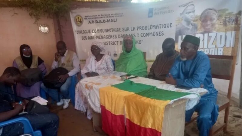 Projet Horizon Espoir au Mali : Répondre aux vulnérabilités des aide-ménagères