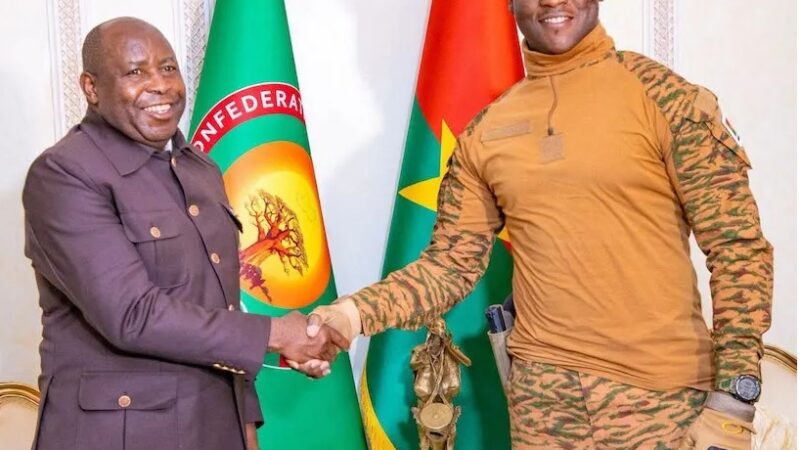 Coopération AES–Union africaine : le Président en exercice de l’UA en visite officielle à Ouagadougou