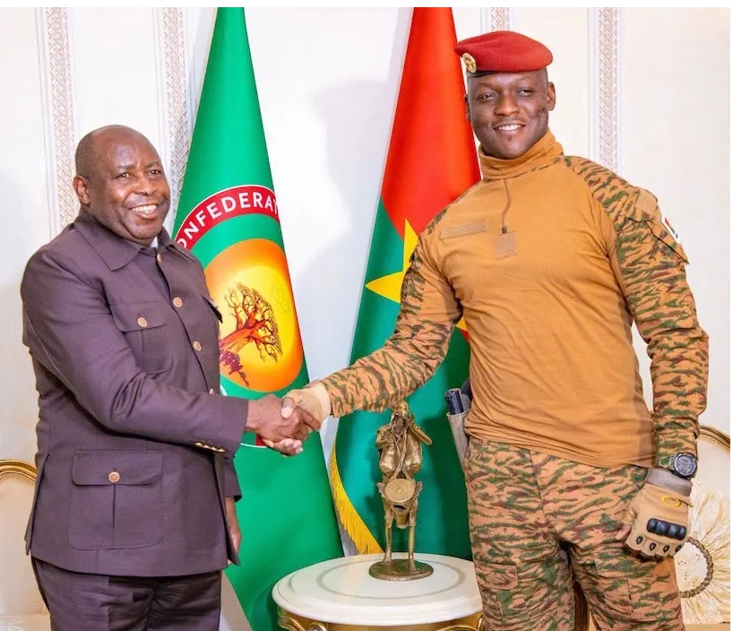 Coopération AES–Union africaine : le Président en exercice de l’UA en visite officielle à Ouagadougou