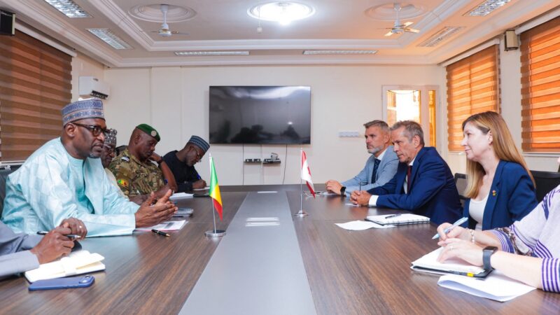 Coopération Mali–Canada : échanges sur le partenariat économique et sécuritaire