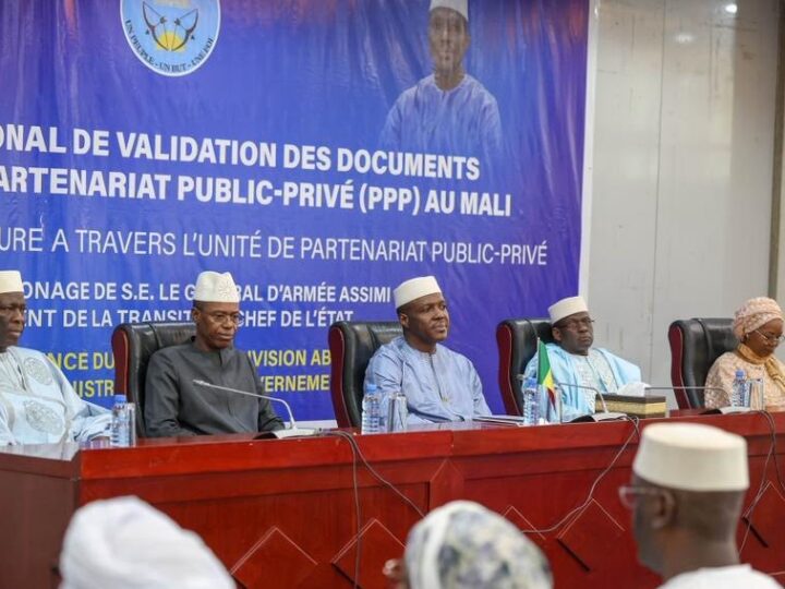 CÉRÉMONIE D’OUVERTURE DE L’ATELIER NATIONAL DE VALIDATION DES DOCUMENTS STANDARDS DE PARTENARIAT PUBLIC-PRIVÉ (PPP)