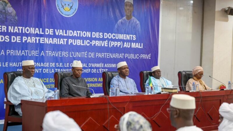 CÉRÉMONIE D’OUVERTURE DE L’ATELIER NATIONAL DE VALIDATION DES DOCUMENTS STANDARDS DE PARTENARIAT PUBLIC-PRIVÉ (PPP)
