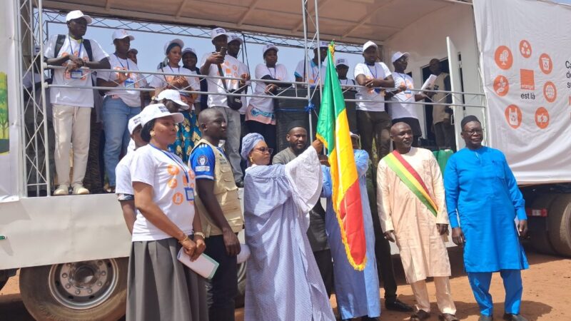 MALI : Lancement officiel d’une caravane de sensibilisation sur l’environnement initiée par Orange Mali.