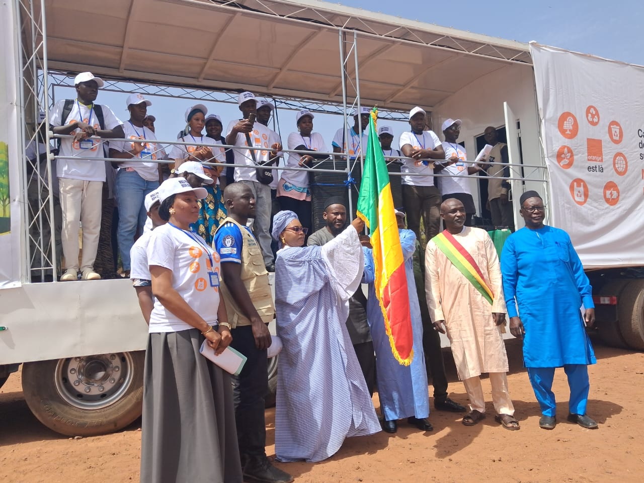MALI : Lancement officiel d’une caravane de sensibilisation sur l’environnement initiée par Orange Mali.