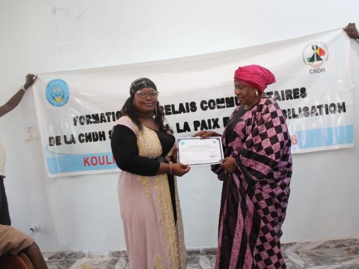 Promotion des Droits de l’Homme : La CNDH renforce les capacités de ses relais communautaires sur les droits de l’Homme, la paix et la stabilisation