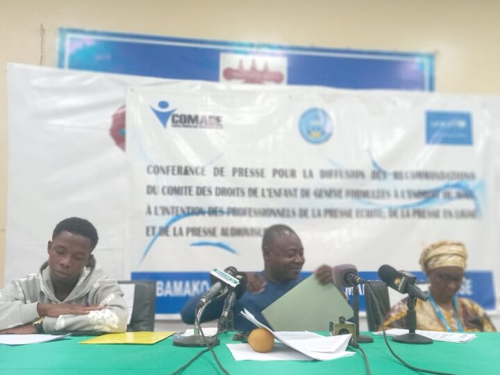 COMADE : 134 recommandations adressées au Mali, à travers 14 Départements ministériels, par le Comité des droits de l’enfant des Nations unies à l’issue de l’examen du rapport périodique du pays en mai 2024