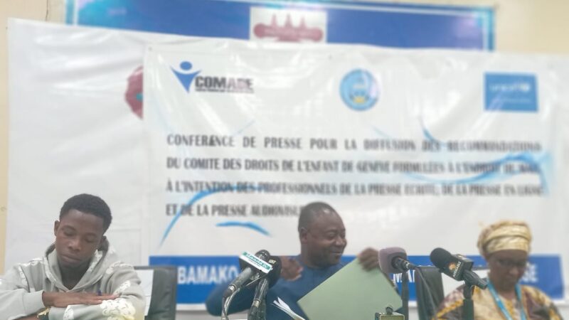 COMADE : 134 recommandations adressées au Mali, à travers 14 Départements ministériels, par le Comité des droits de l’enfant des Nations unies à l’issue de l’examen du rapport périodique du pays en mai 2024