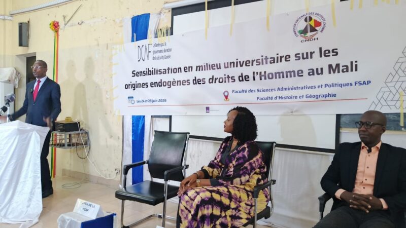 Droits de l&rsquo;Homme en milieu universitaire : la CNDH et Le DCAF s&rsquo;attaquent au « malentendu » des origines occidentales.
