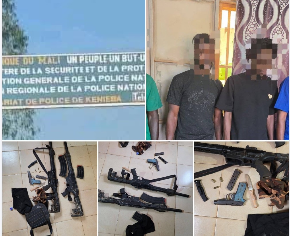 Kéniéba : quatre suspects arrêtés pour détention illégale d’armes