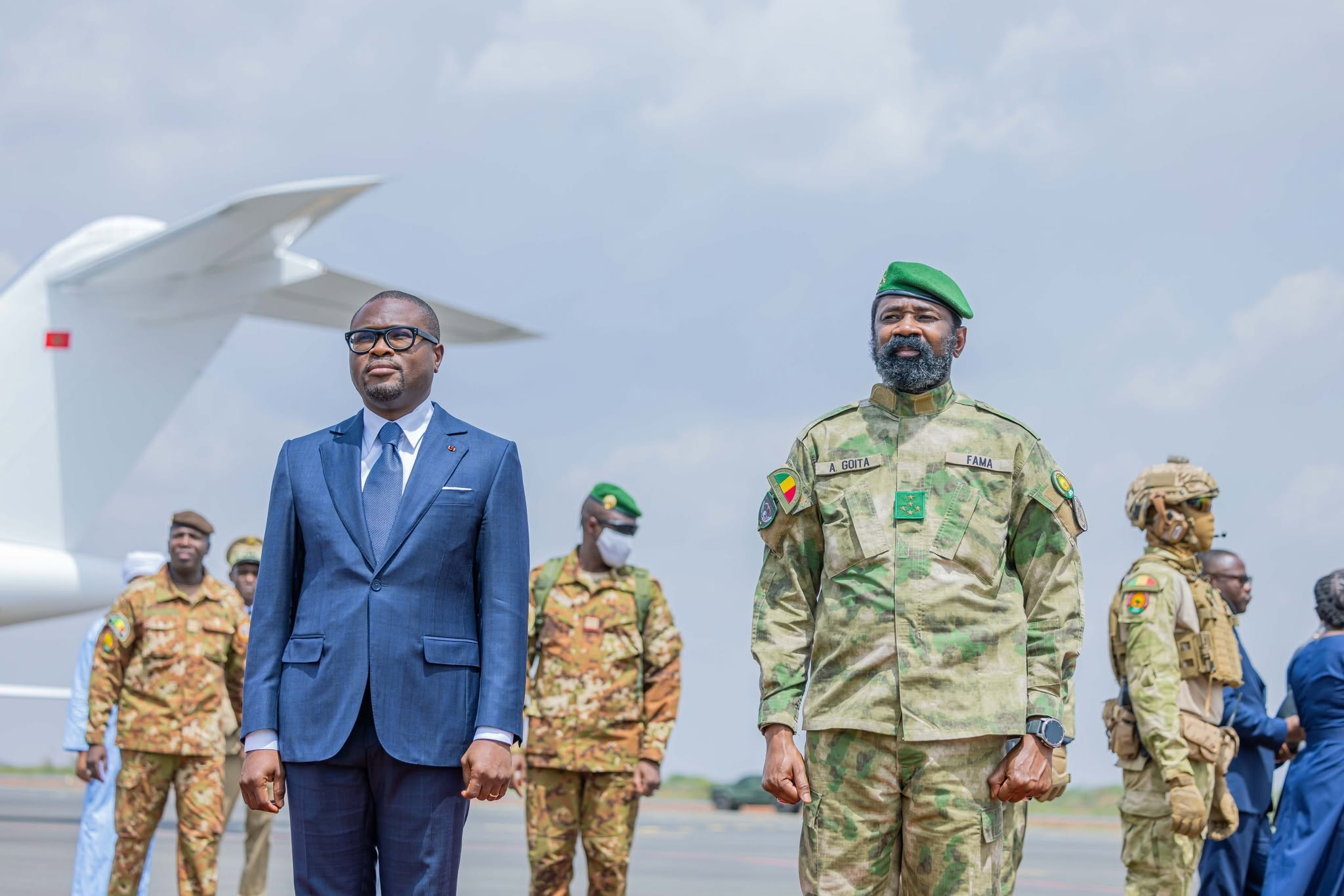 Mali-Bénin : Assimi Goïta reçoit le président Romuald Wadagni à Bamako