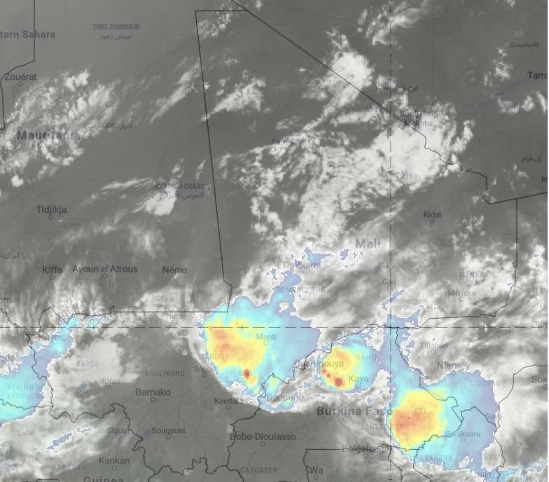 Alerte météo : des pluies orageuses attendues dans plusieurs régions du Mali
