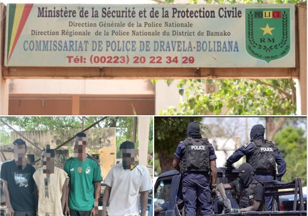 Bamako : Démantèlement d&rsquo;un réseau de voleurs de tricycles par la police de Dravela-Bolibana