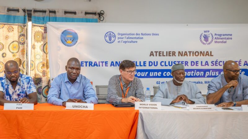 World Vision Mali a eu le plaisir d’abriter dans ses locaux la retraite annuelle du Cluster Sécurité Alimentaire au Mali, du 2 au 3 juin 2026 à Bamako.