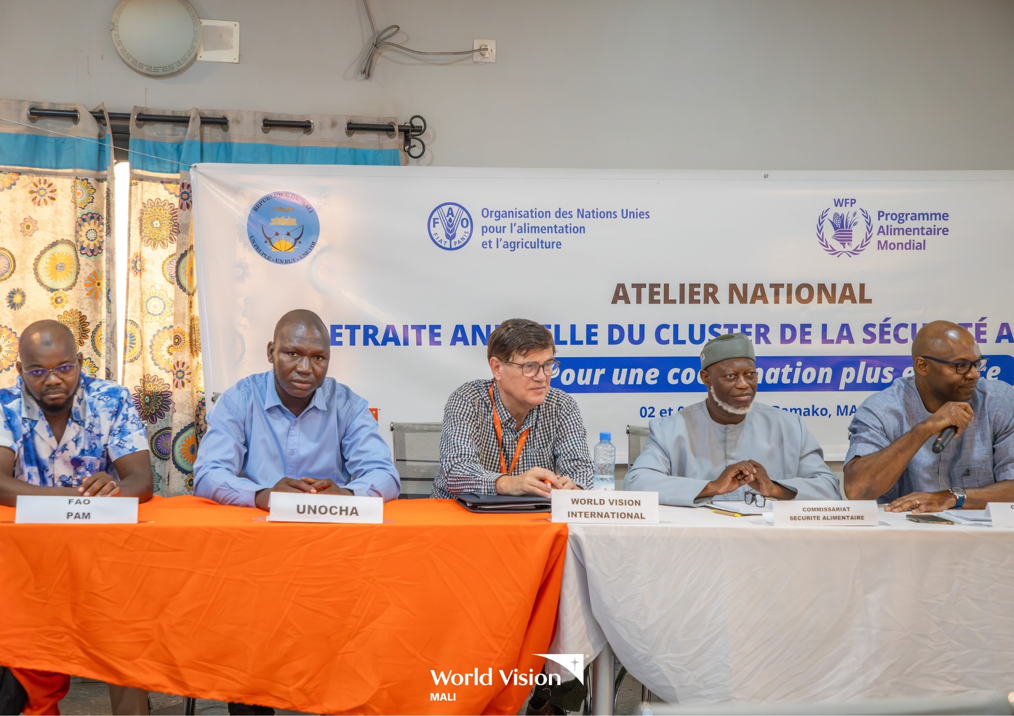 World Vision Mali a eu le plaisir d’abriter dans ses locaux la retraite annuelle du Cluster Sécurité Alimentaire au Mali, du 2 au 3 juin 2026 à Bamako.