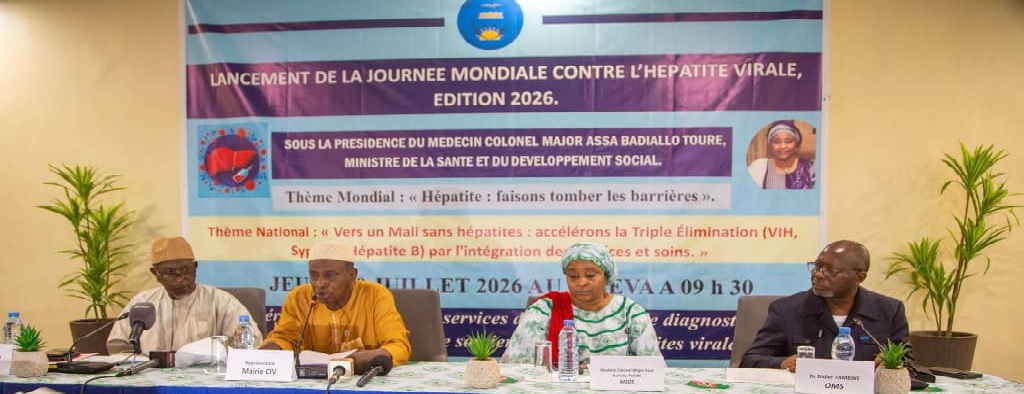 Journée mondiale contre l&rsquo;hépatite : le Mali intensifie sa riposte contre une maladie silencieuse