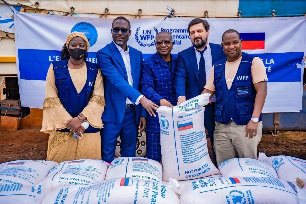 Le Mali reçoit 770 tonnes d’aide alimentaire de la Fédération de Russie