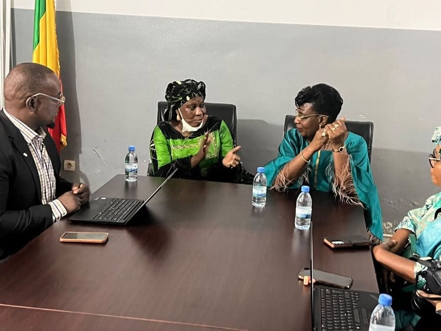 Coopération : Visite d’aurevoir de la Représentante Résidente d’ONU Femmes Mali à la CNDH