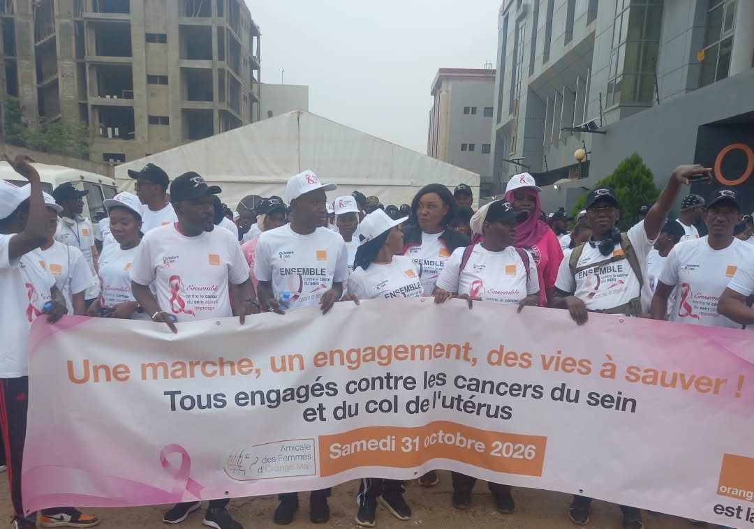 Octobre Rose : Orange Mali mobilise les consciences et appelle à briser le silence autour des cancers féminins.